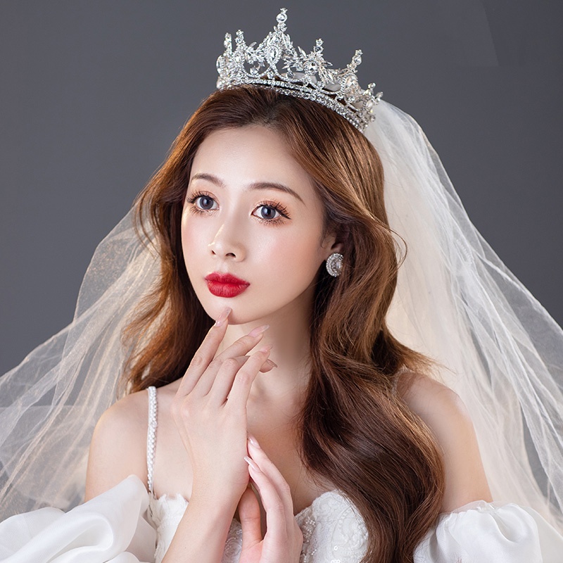 [아이레드유] 셀프 웨딩 티아라 왕관 웨딩 헤어악세사리 사진촬영 파티소품 : 아이레드유