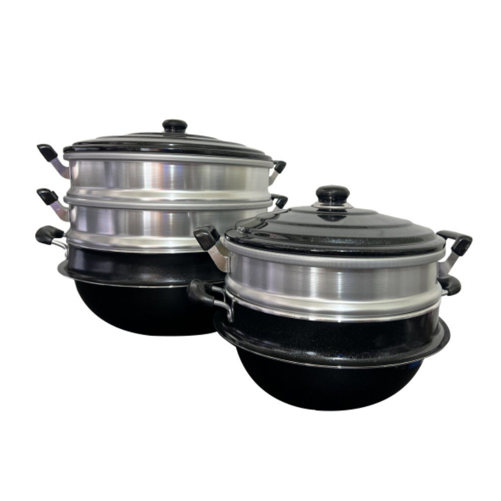 삼우 영업용 가정용 식당 대용량 가마솥 찜기 찜솥 3단 46-48cm : 파파플라
