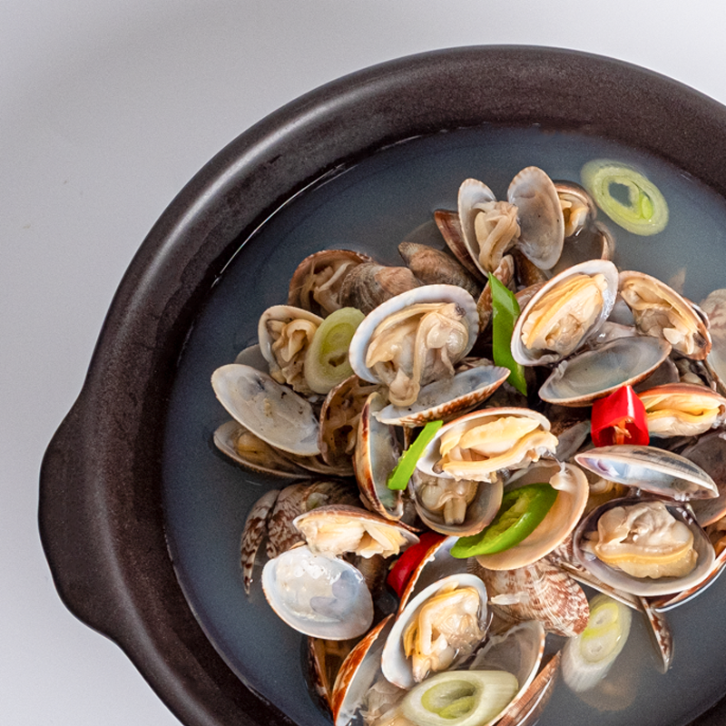 고래미 매콤칼칼 바지락술찜 500g 조개탕 바지락탕 술찜 조개술찜 국물안주 캠핑안주 : 고래미