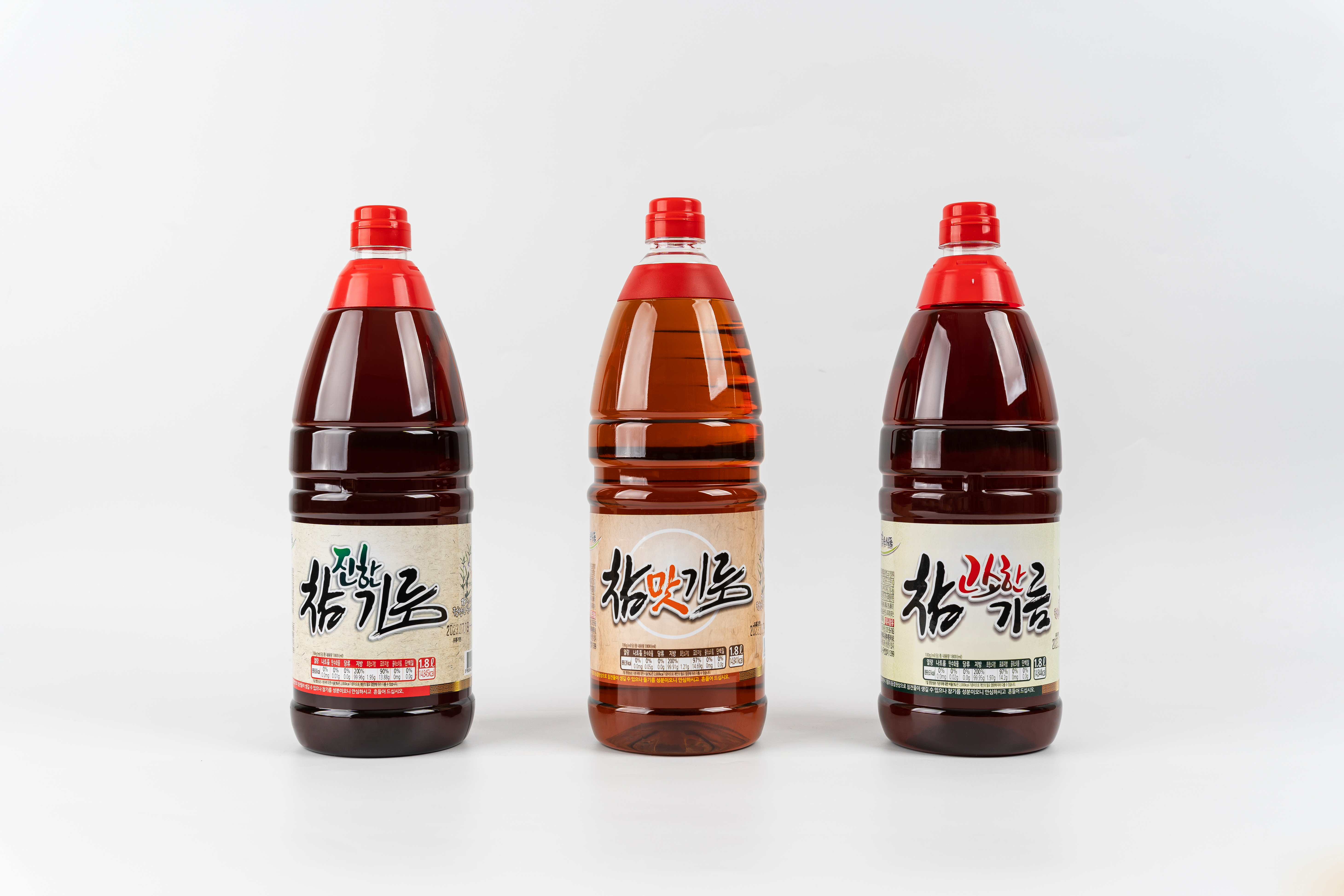 맑은식품 찐한 참 맛기름 1.8L 향미유 참맛기름 (향미유비율 높음) : 식자재민족
