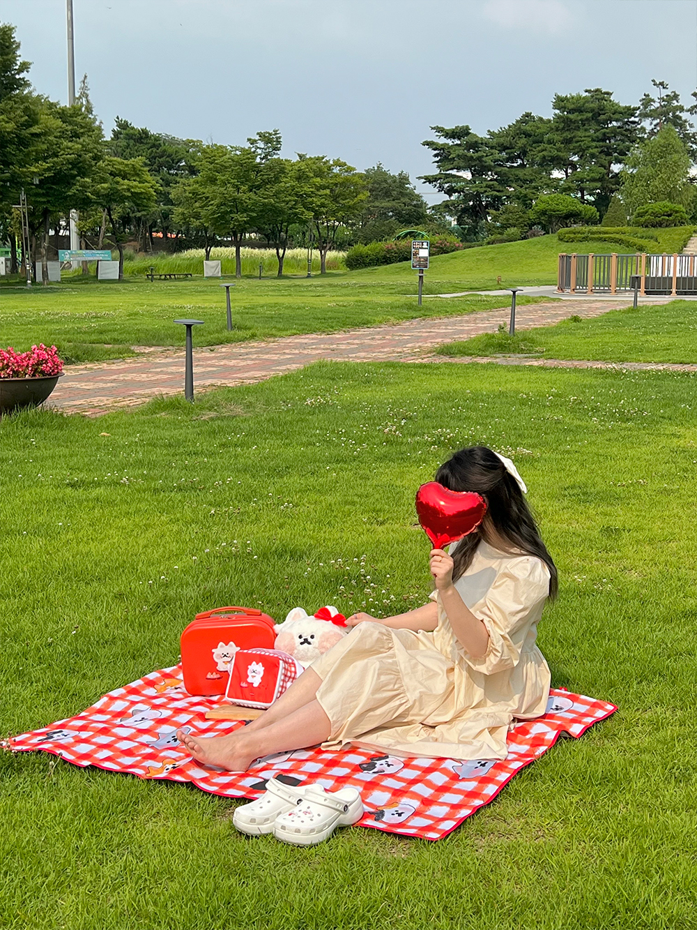 [소소로운] 뽀양 피크닉매트 : 위드유 상점