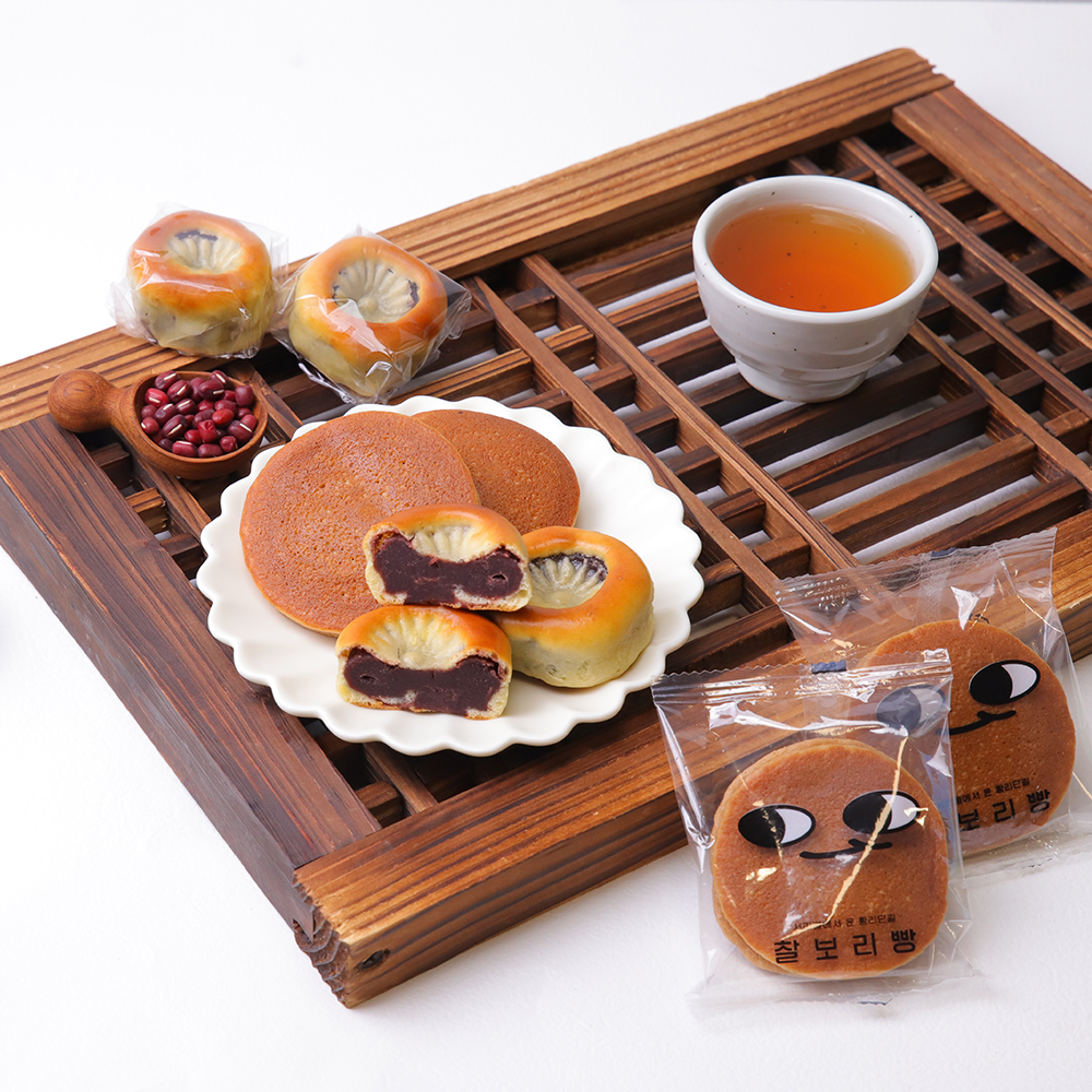 서라벌 경주빵 찰보리빵 반반 선물세트 : 랜선식당