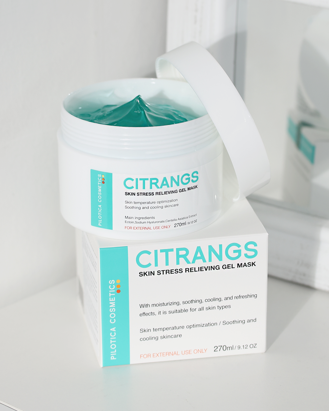 필로티카 민트겔팩 시트랑스 겔마스크 270ml+샘플최대 피부열감완화 수분쿨링진정팩 : 윈윈픽