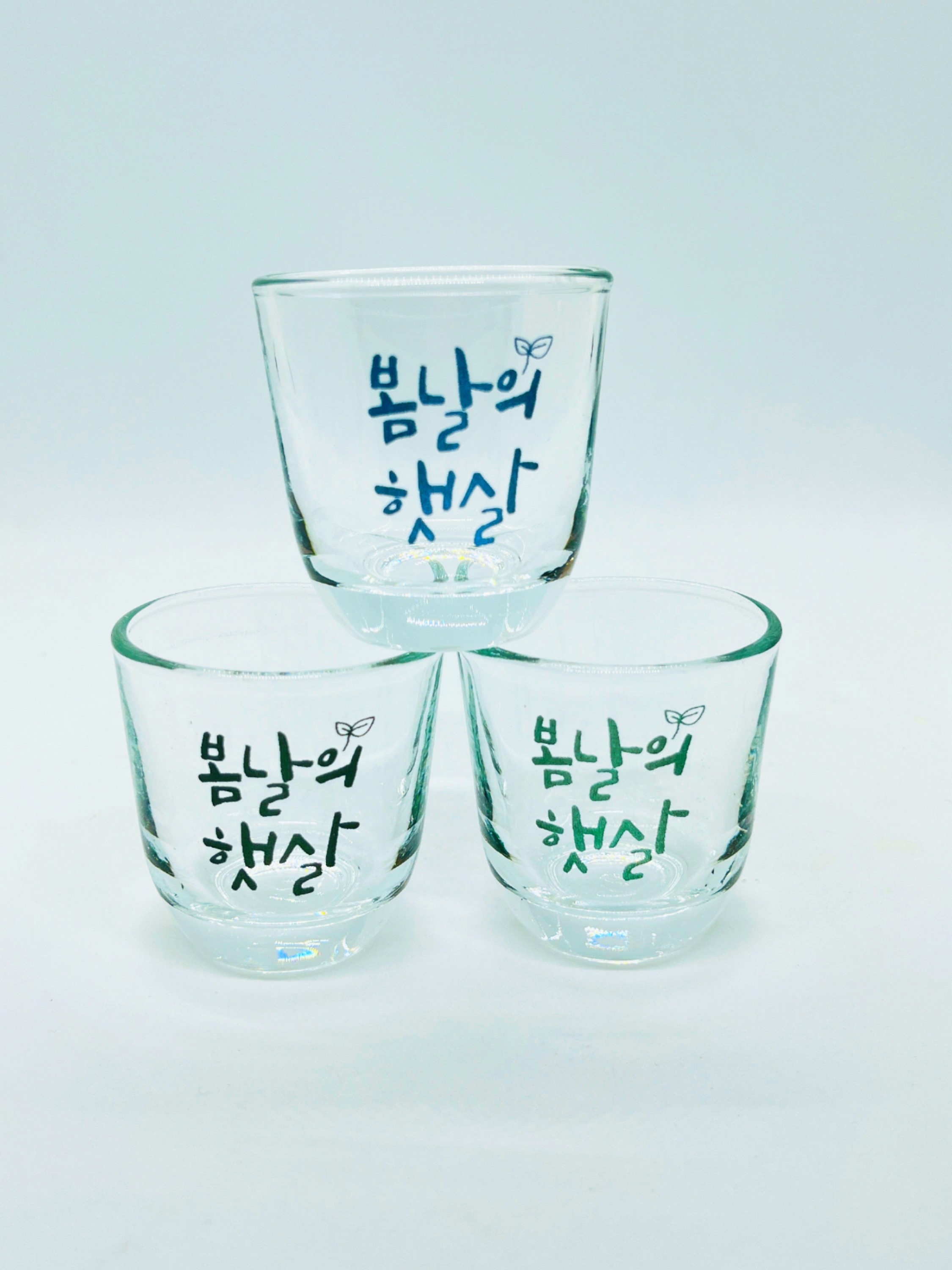 봄날의햇살 술잔 우영우굿즈 진로이즈백 소주잔 맥주컵 소주주문제작 각인 : 그대곁에 늘