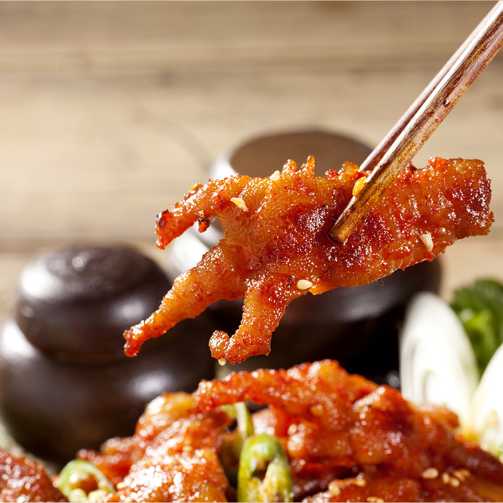 야식만참 숯불무뼈불닭발 250g, 5개 : 푸드맥스S