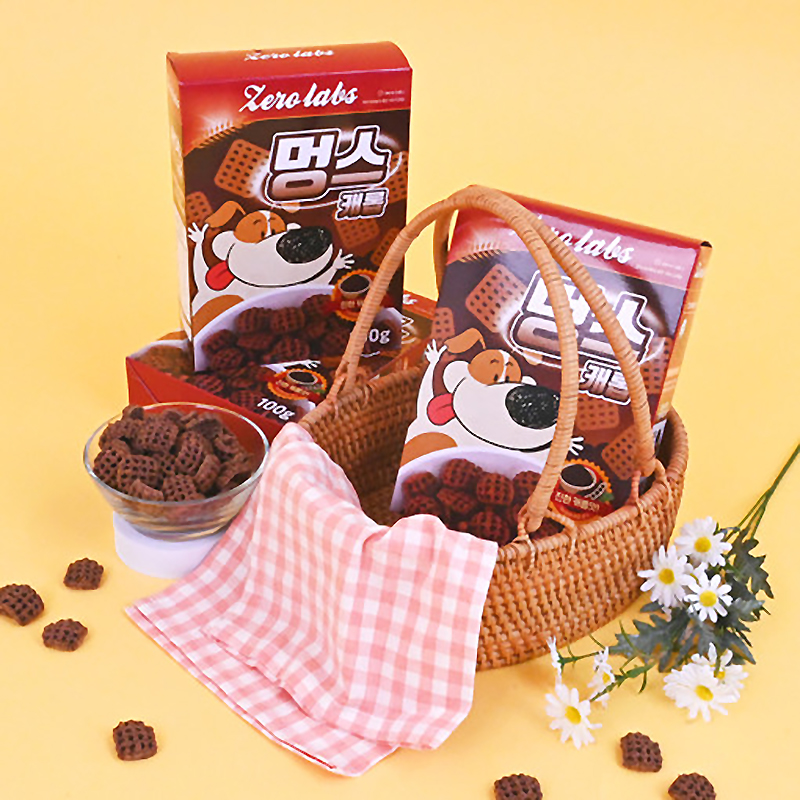 제로랩스 멍스 캐롭 100g 강아지 시리얼 과자 간식 : 폴펫