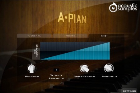 Acousticsamples A-Pian 어쿠스틱샘플스 피아노 가상악기 쁘띠 그랜드 : 작곡가의 미디가게