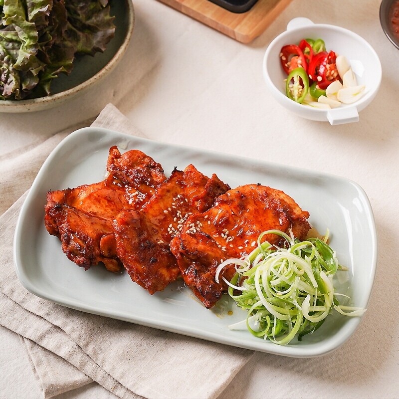 춘천닭갈비 1.5닭갈비 1KG 숯불닭갈비 [밀키트 홈파티 집들이] : 1.5닭갈비