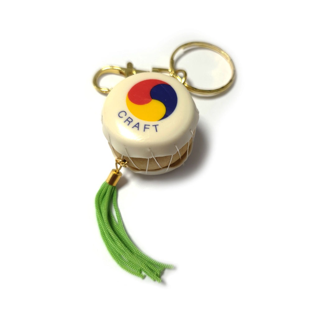 나누리 한국여행 외국인선물 관광기념품 장구,북 미니어처 열쇠고리 키링(10개묶음) : NANURI MALL
