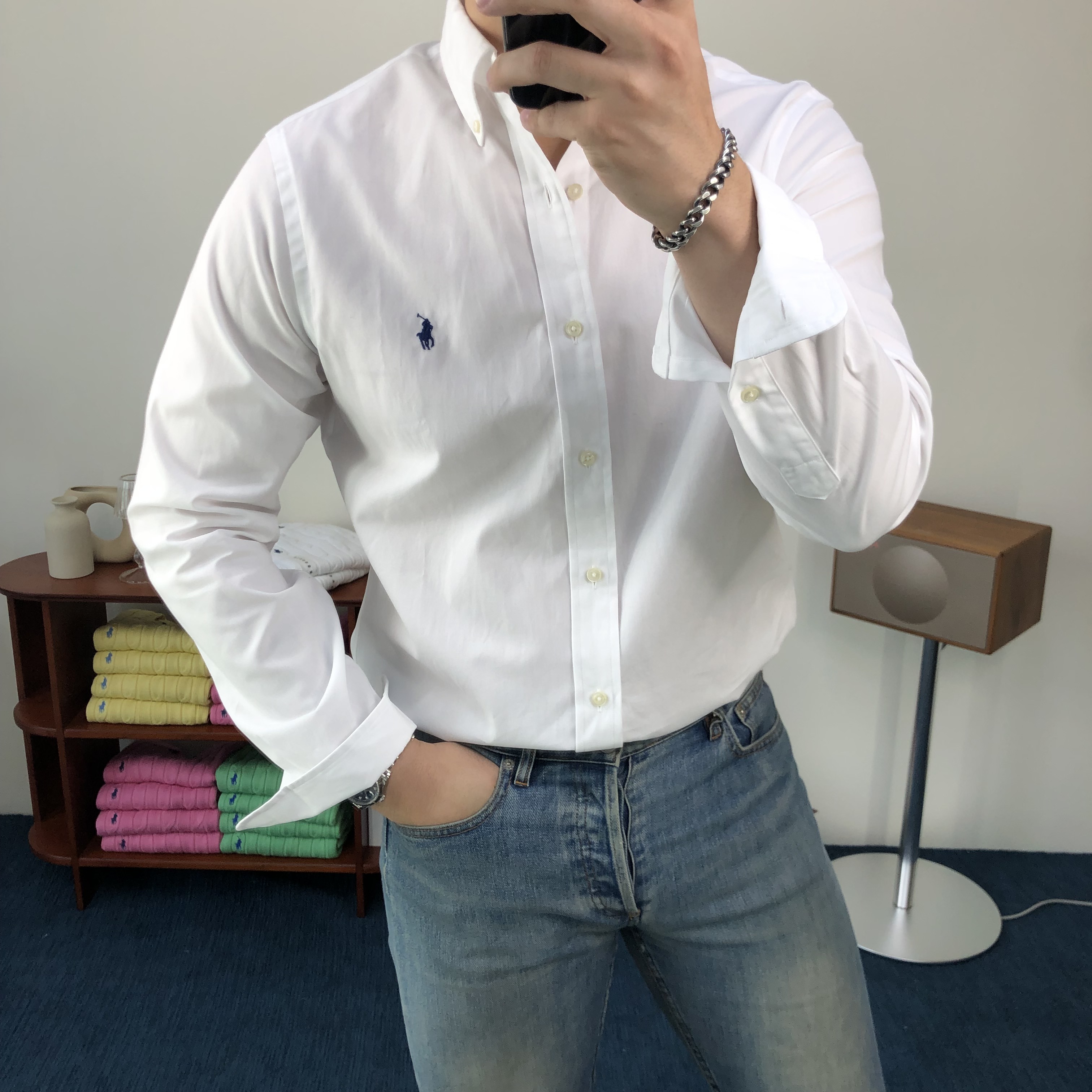 폴로 랄프로렌 남성 24SS 클래식핏  포플린 셔츠 4color : 동부산 아울렛