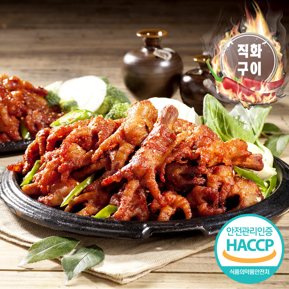 야식만참 숯불튤립불닭발 300g, 3개 : 푸드맥스S