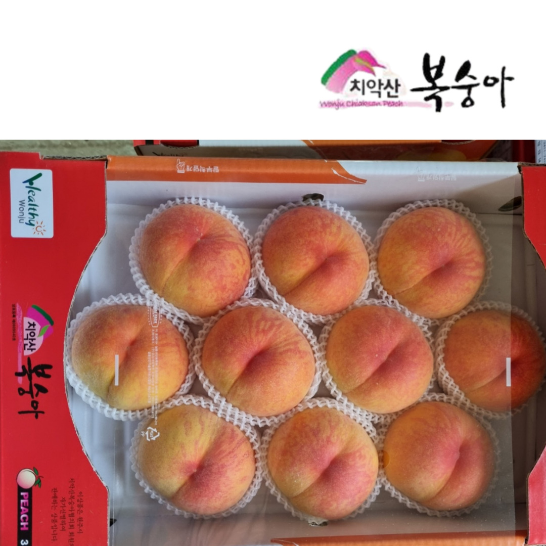 (예약주문) (승지농원) 2024년 치악산 복숭아 대옥황도 용택 3kg(7월23일-31일 주문순 배송) : 농장고