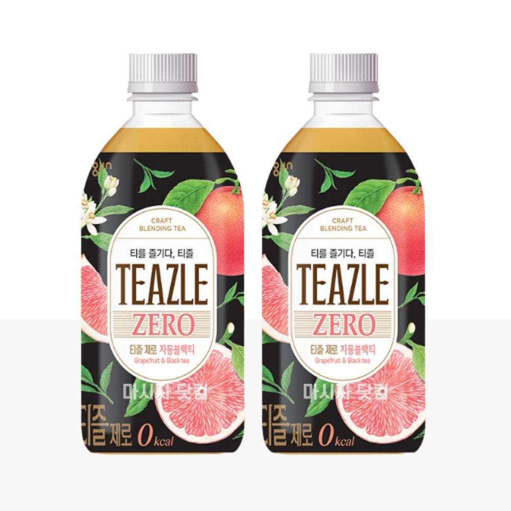 웅진 티즐 제로 자몽 블랙티 500ml x 20PET [co] : 마시자닷컴