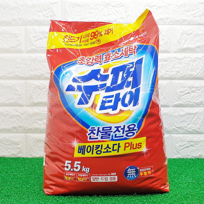 엘지 수퍼타이 찬물전용 세탁세제 리필 5.5kg / 가루세제 : 마켓윌유즈