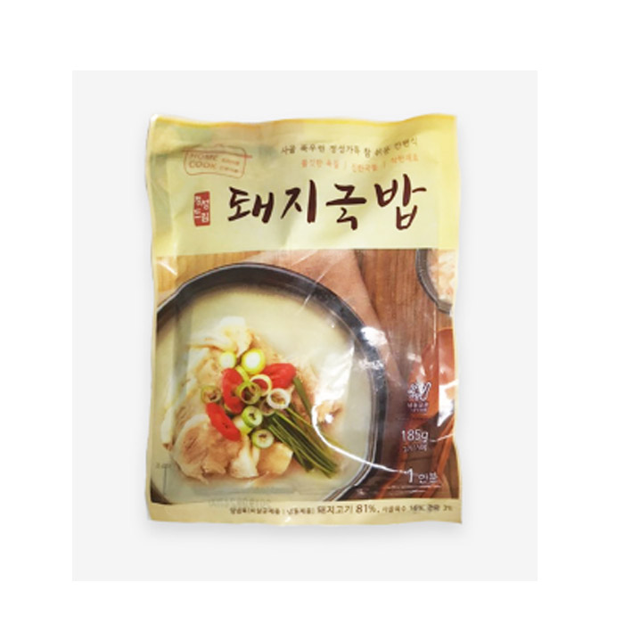 정성드림 돼지국밥 1인분 185g : 만땅유통