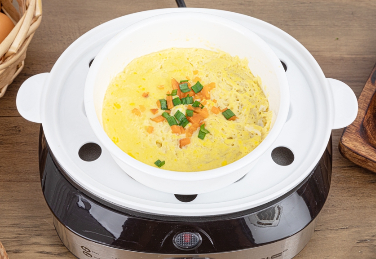 키친아트 라팔 라운드 간식메이커 호빵 만두찜기 다용도찜기 에그스티머 2단 계란찜 만능쿠커 : OPTICAL MANIA