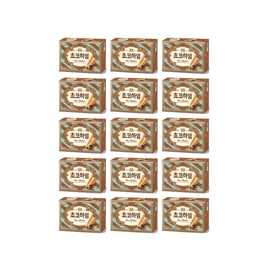 Choco hazelnut 크라운 쵸코하임 142g, 15개 : 이레마켓몰