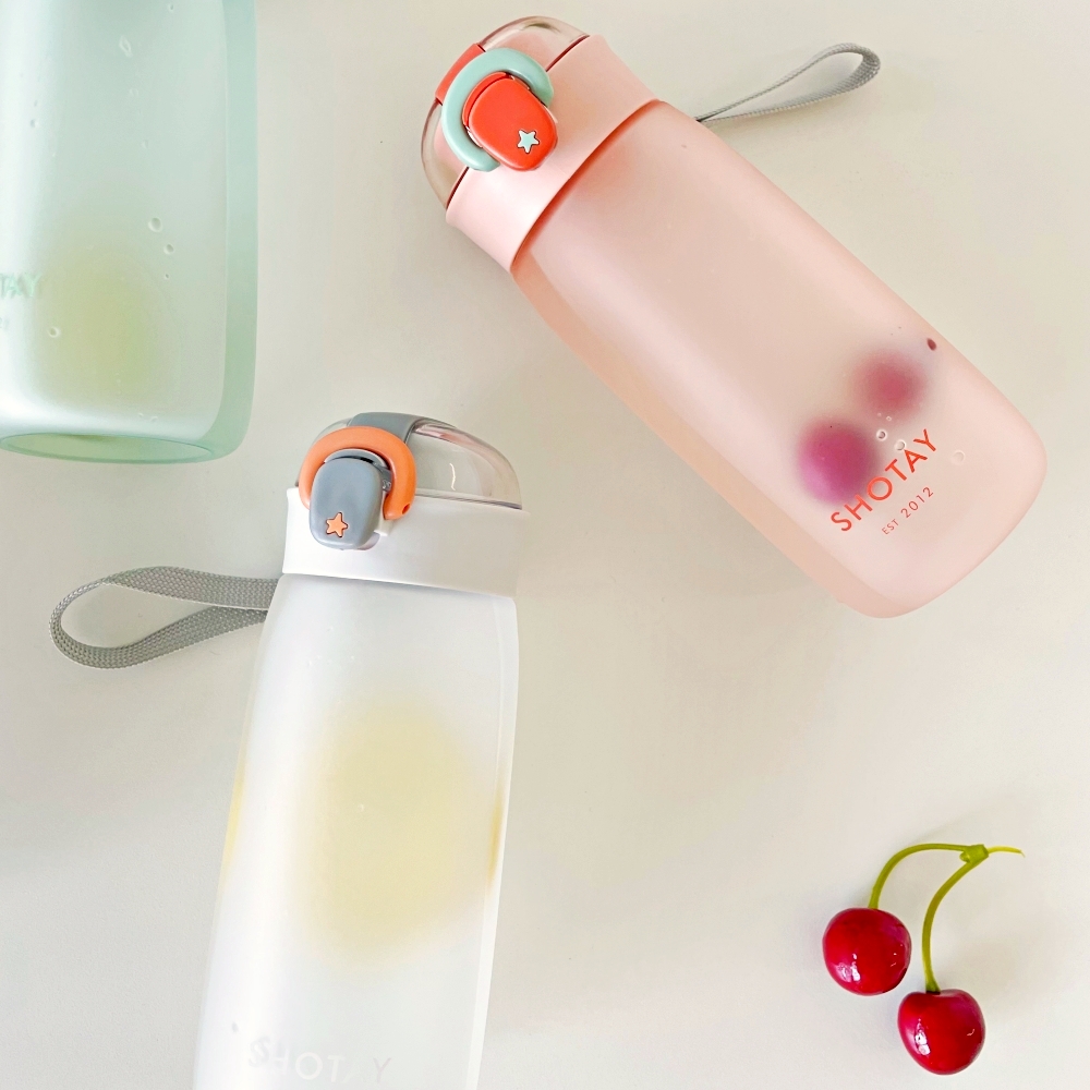(1+1)르모네 어린이 스테이 물병 유치원 물통 초등학생 휴대용 미니보틀 480ml : 르모네