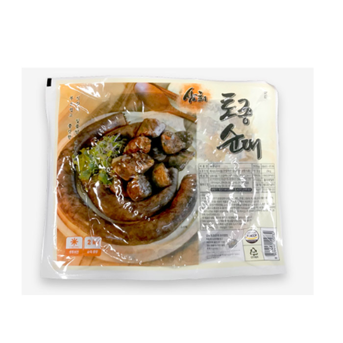 삼희 토종순대 2kg 8개 무료배송 : 만땅유통