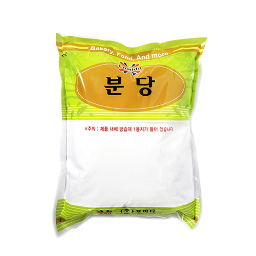 (주)꼬미다 분당 1Kg 마카롱 디저트 설탕 100% 방습제 포함 : 착한베이킹
