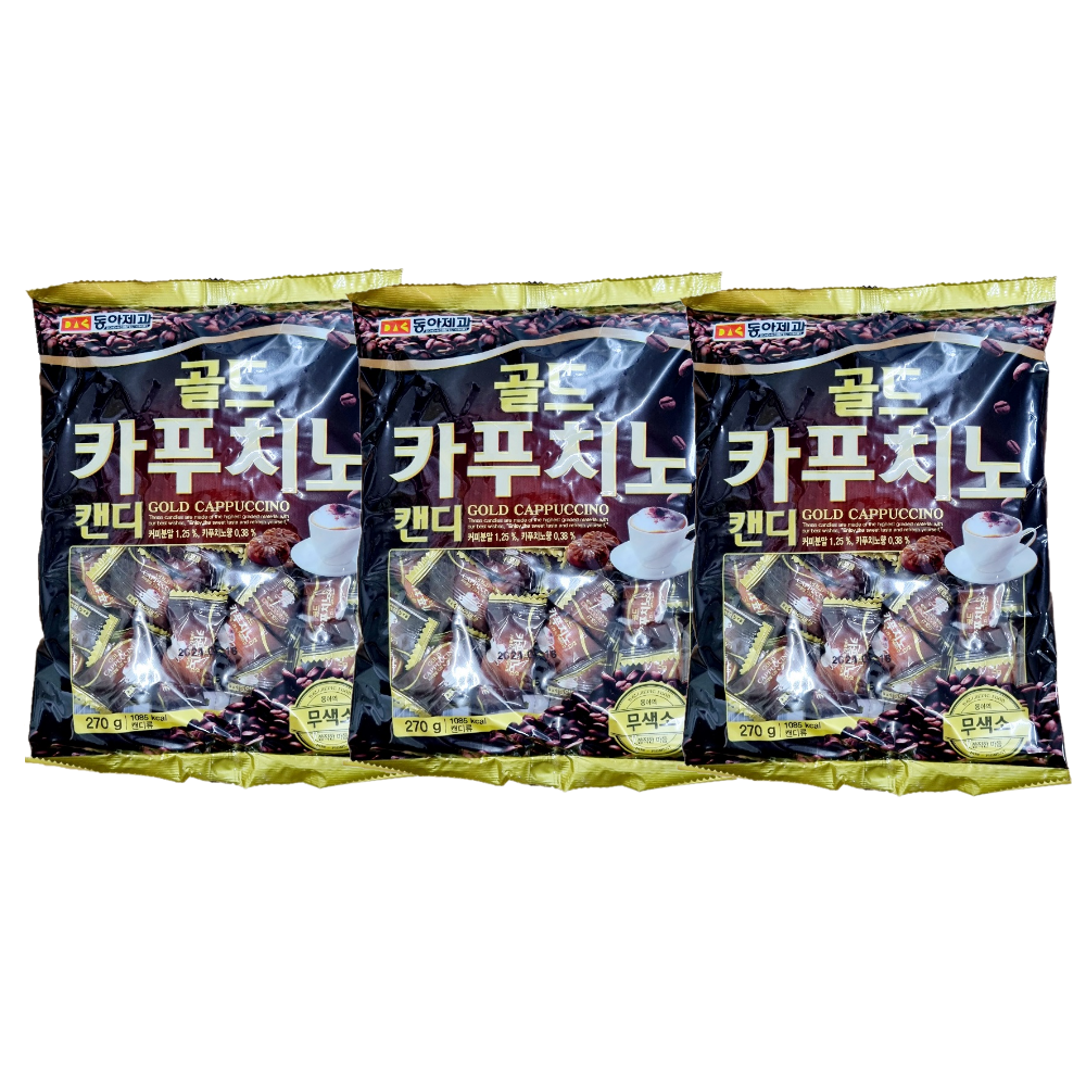 동아제과 카푸치노 캔디, 270g, 3개 : 주식회사 씨엠몰