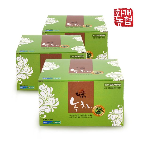 화개농협 화개장터 녹차 50티백(60g)x3박스 : 예찬닷컴
