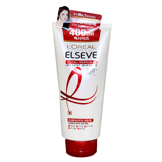 로레알파리 토탈리페어5 인스턴트 미라클 헤어팩 400ml : 루비코스