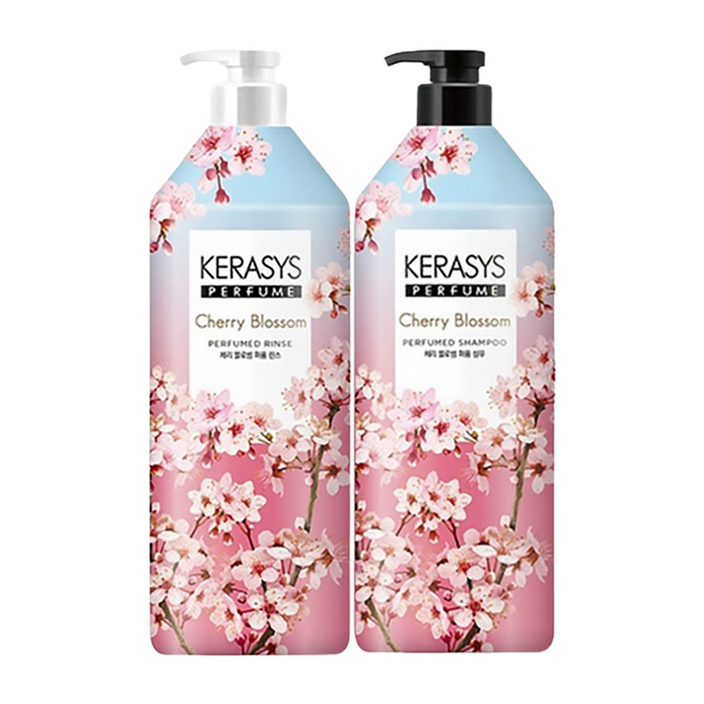 케라시스 체리블라썸 퍼퓸 샴푸 린스 1000ml 3개 : 아일랜드퍼블릭