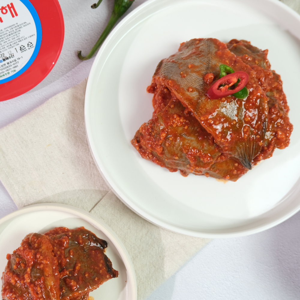 속초 가자미식해 젓갈 숙성 가재미 500g 1kg : 주방을책임지는남자
