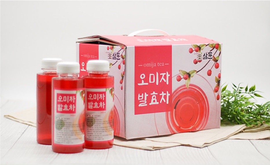 [삼둔농원] 오미자 발효차 12개 1박스 / 면역력에 좋은 부모님 고급 선물 /본토지기 : 본토지기