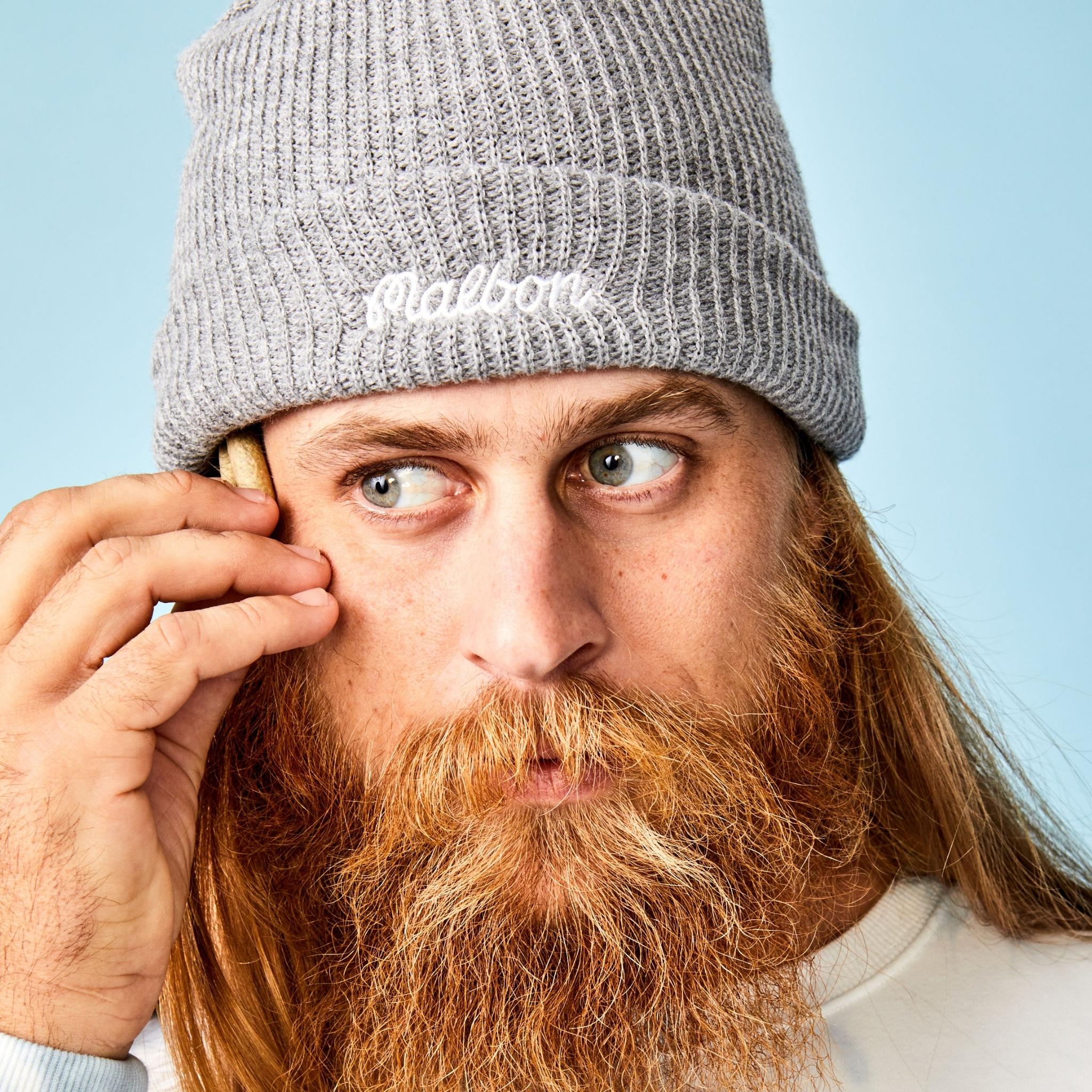 말본 남성 여성 비니 골프 모자 Bon Script Beanie 그레이 : 세르벨라