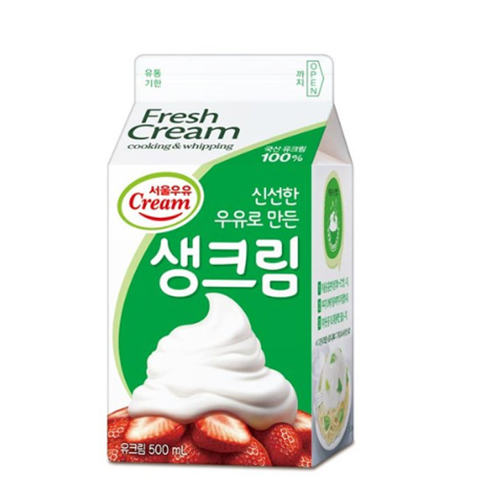 서울우유 생크림 500ml : 만땅유통