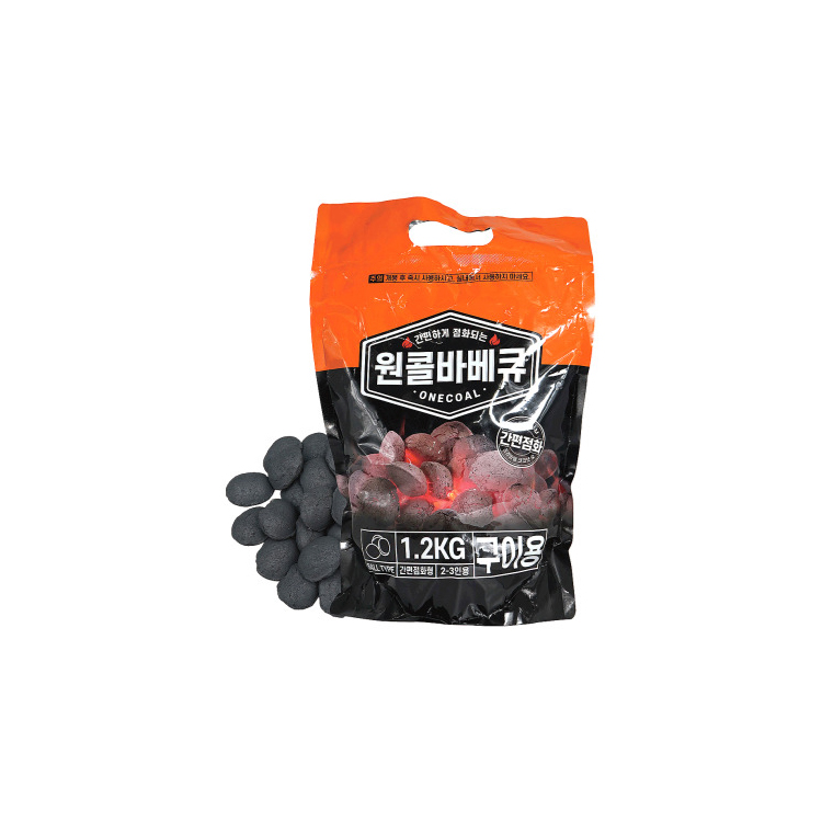 꾸버스 원콜야자숯 1.2kg 캠핑 바베큐숯 : 캠퍼 스토리