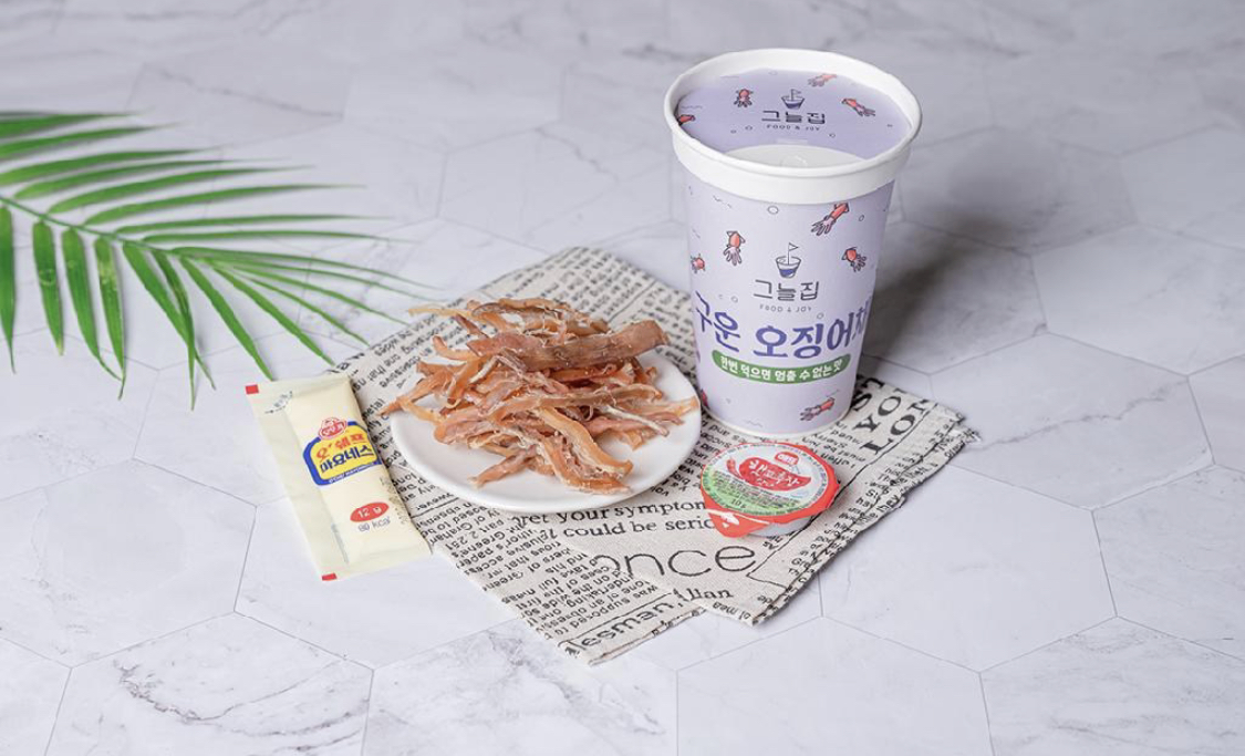 [그늘집-순살 해각포 구운 오징어 쥐포] 소풍 단체여행 골프 필드 고급 맥주 허세 안주 간편한 건어물 라운딩 간식 : 통미