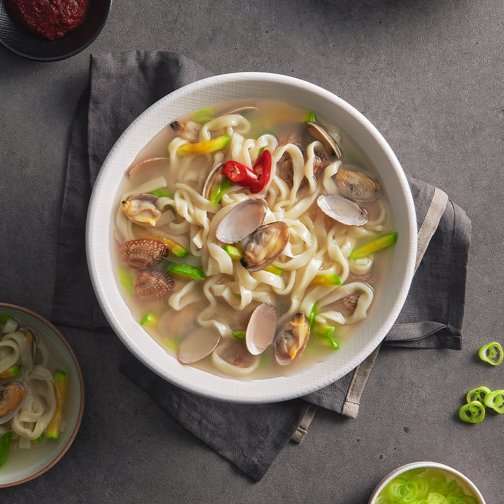 [군산엄마손칼국수]칼국수 바지락칼국수(용량선택/개별포장) : 맘푸드
