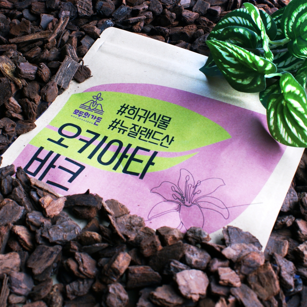 오키아타 바크 뉴질랜드 분갈이흙 소나무 나무껍질 몬스테라 안스리움 호접란 난초 2L : 모두의가든