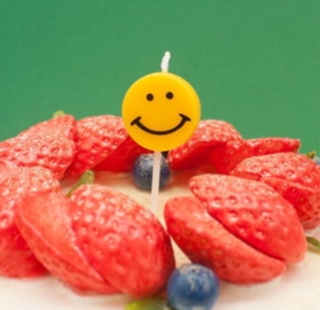 케익초 (스마일) / 케이크 파티 이벤트 기념일 축하 생일초 : 베이킹프라자