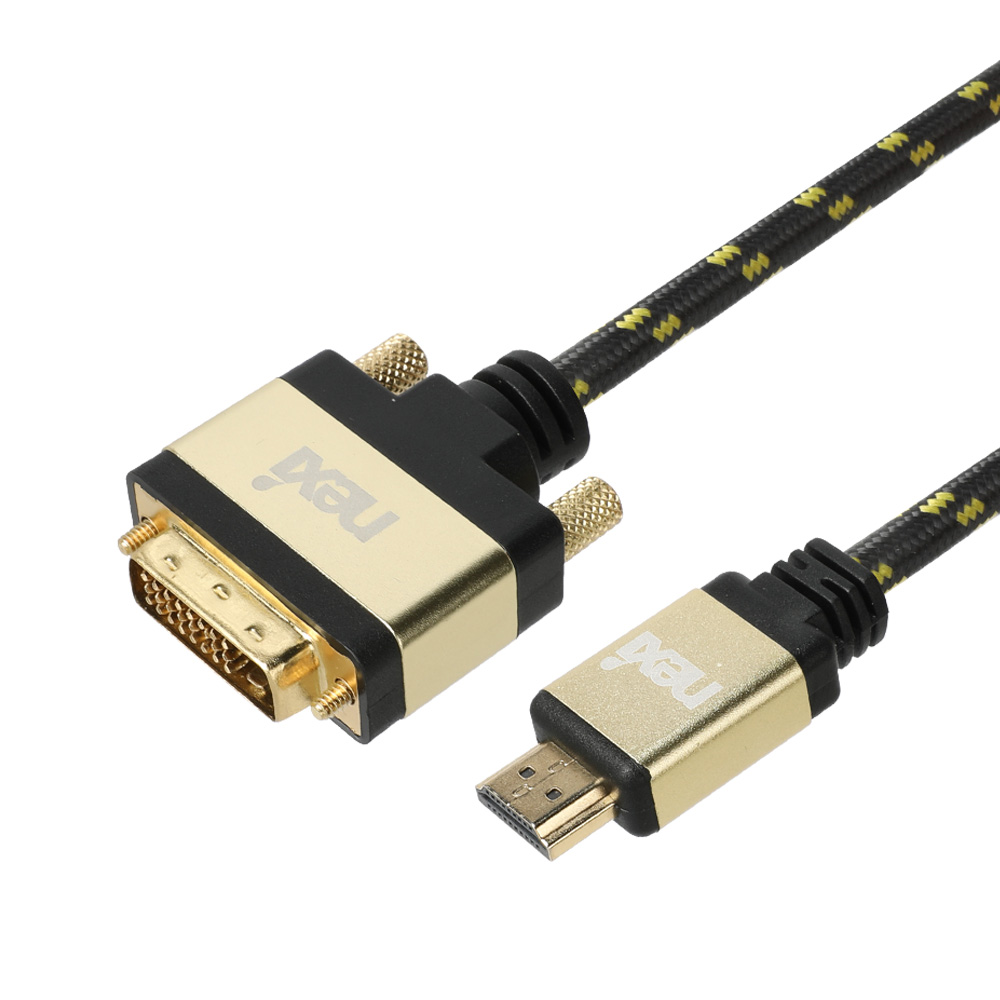 듀얼 모니터 연결선 HDMI TO DVI 케이블 5m, 1개 : 위드잇
