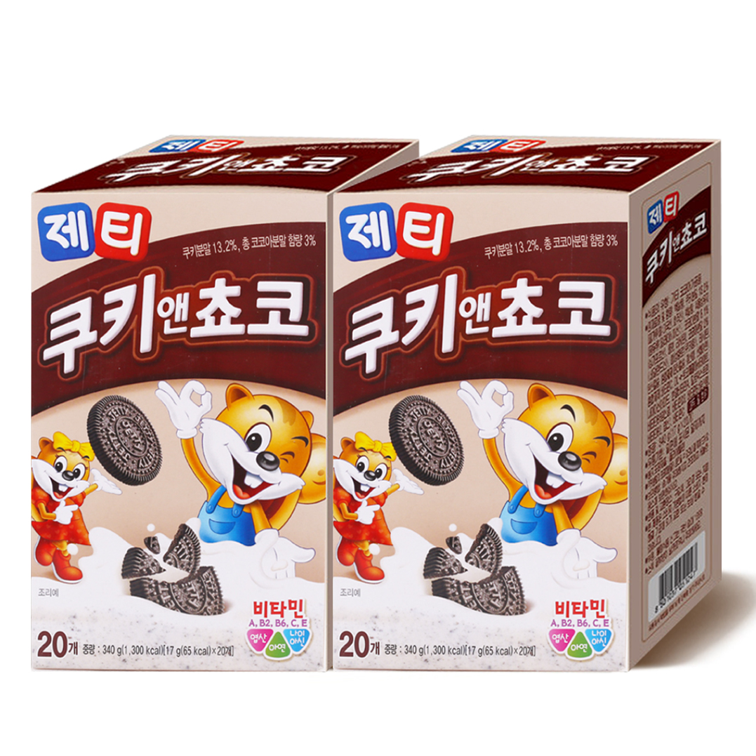 동서 제티 쿠키앤 쵸코 20T x2개 : 이삭상회
