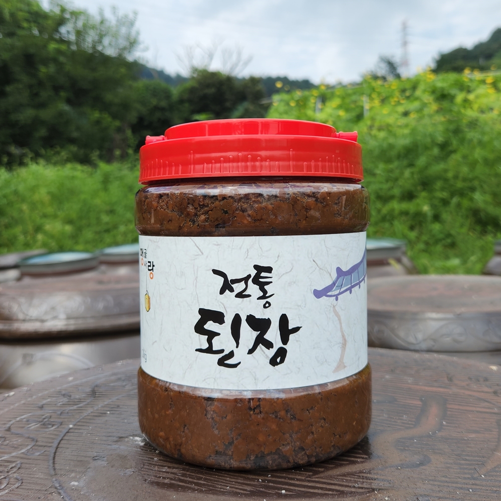 [맹골사랑 전통된장] 맛있는 시골 재래 된장 국산콩 재래식 수제 집된장 : 맹골사랑