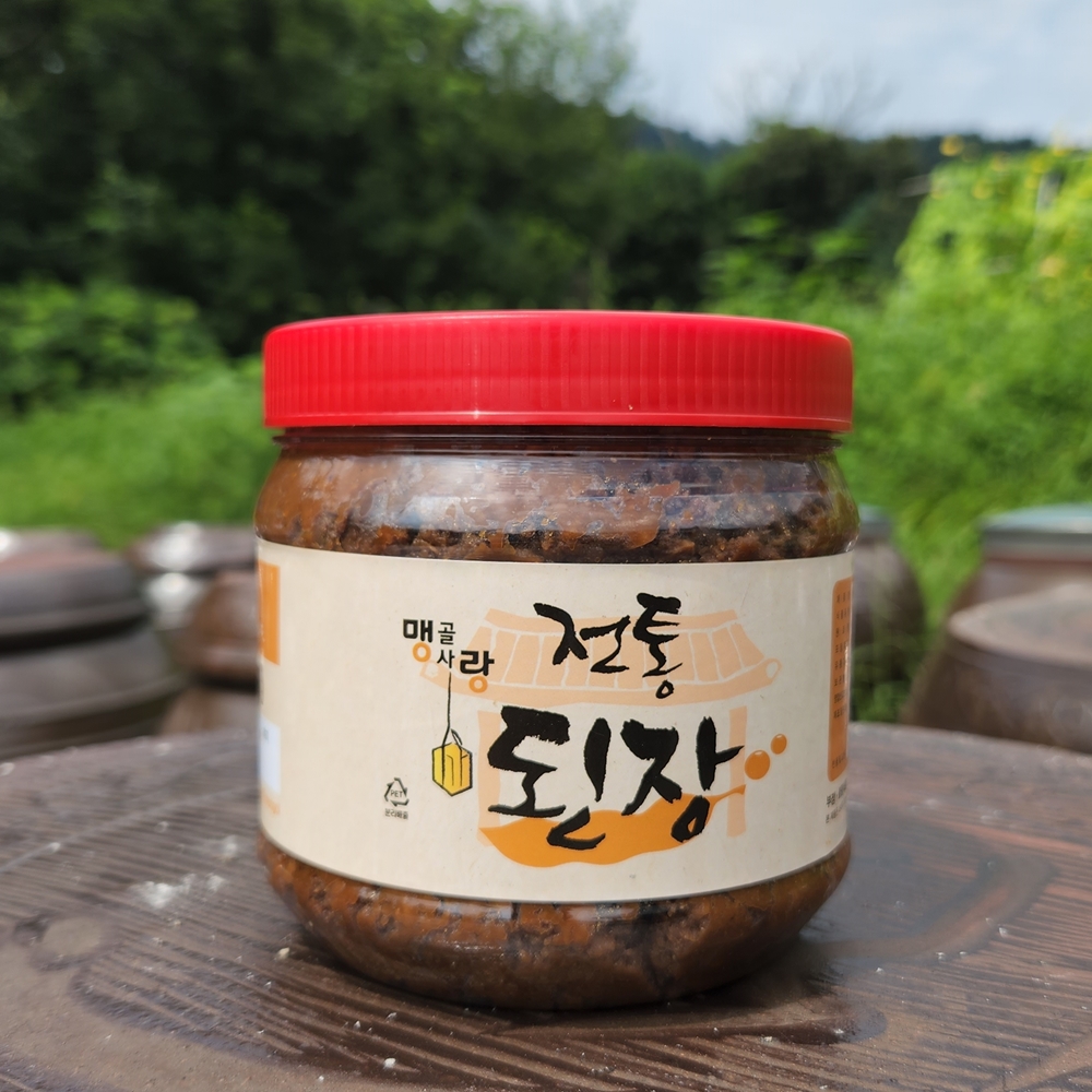 [맹골사랑 전통된장] 맛있는 시골 재래 된장 국산콩 재래식 수제 집된장 : 맹골사랑