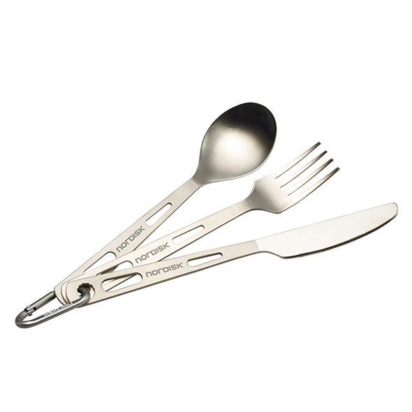 [당일발송] 노르디스크 티탄 커틀러리 3pcs set 캠핑 백패킹 수저세트 : 캠핑레시피