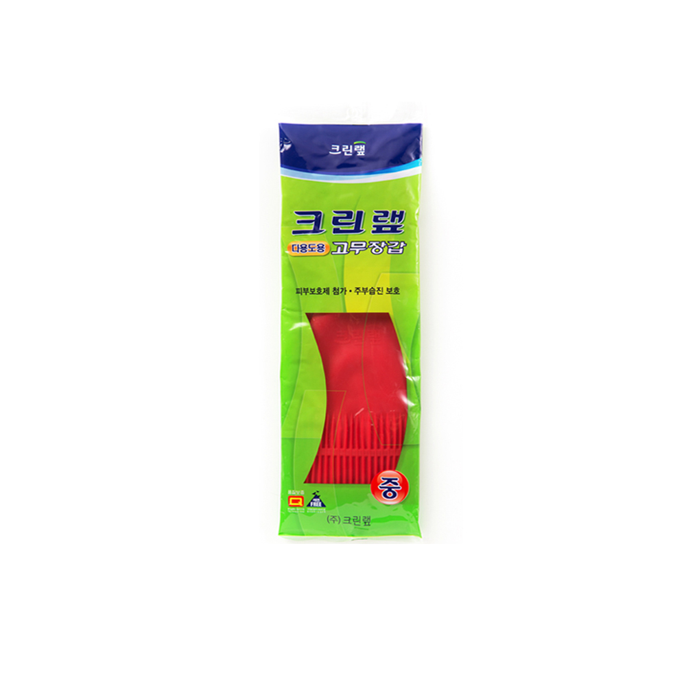 46790 크린랲 크린고무장갑-다용도/중 10개 : 포시즌구포