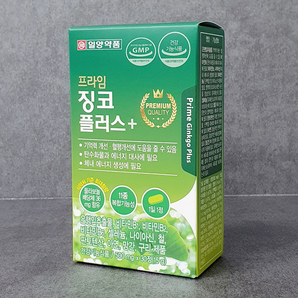 일양약품 징코 플러스 혈액순환 기억력 개선 약 1개월분 : 필콕