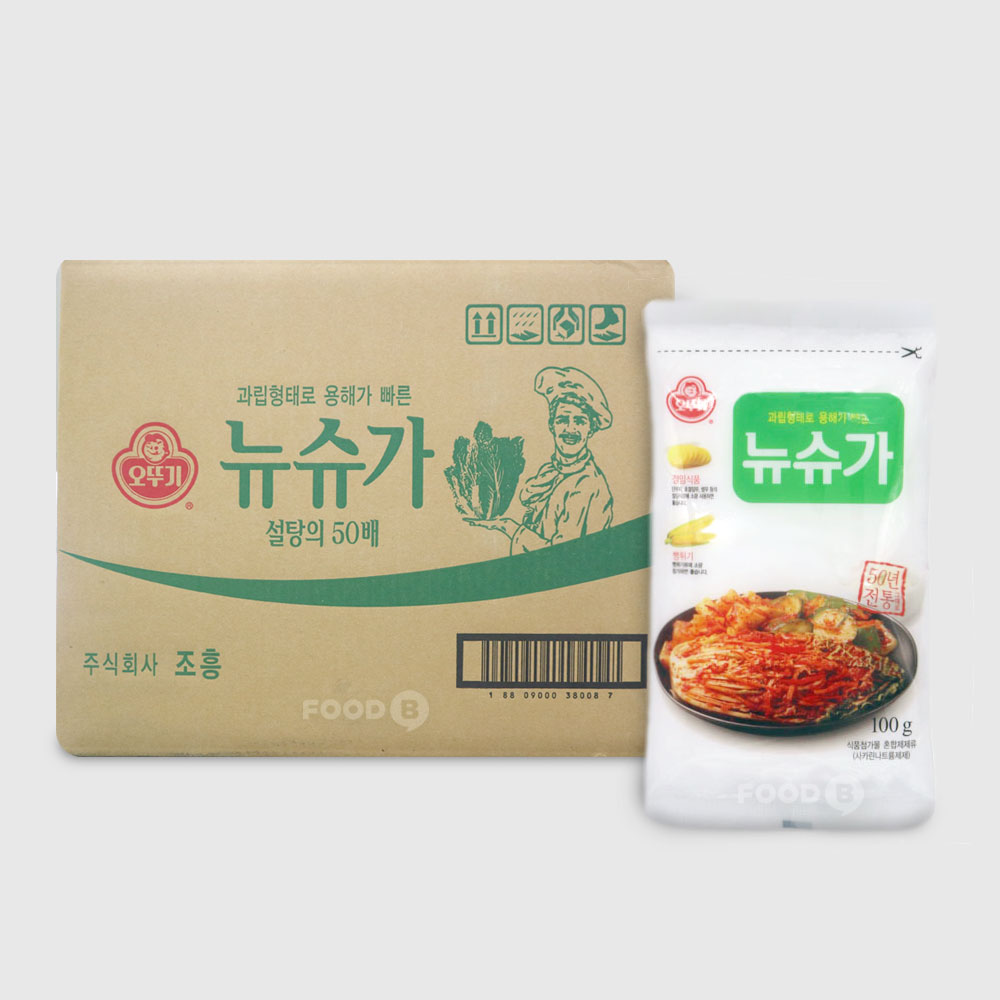 오뚜기 뉴슈가 100g x 100개 (1박스) : 푸드비