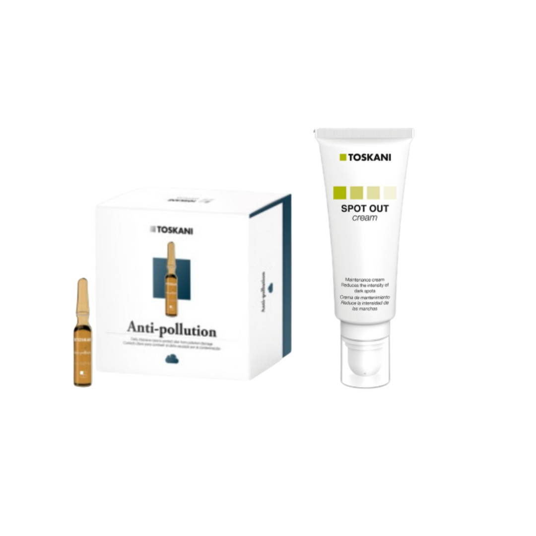 토스카니 스팟아웃 크림 50ml + 토스카니 안티폴루션 앰플 2ml X 15ea : 토픽피부관리실