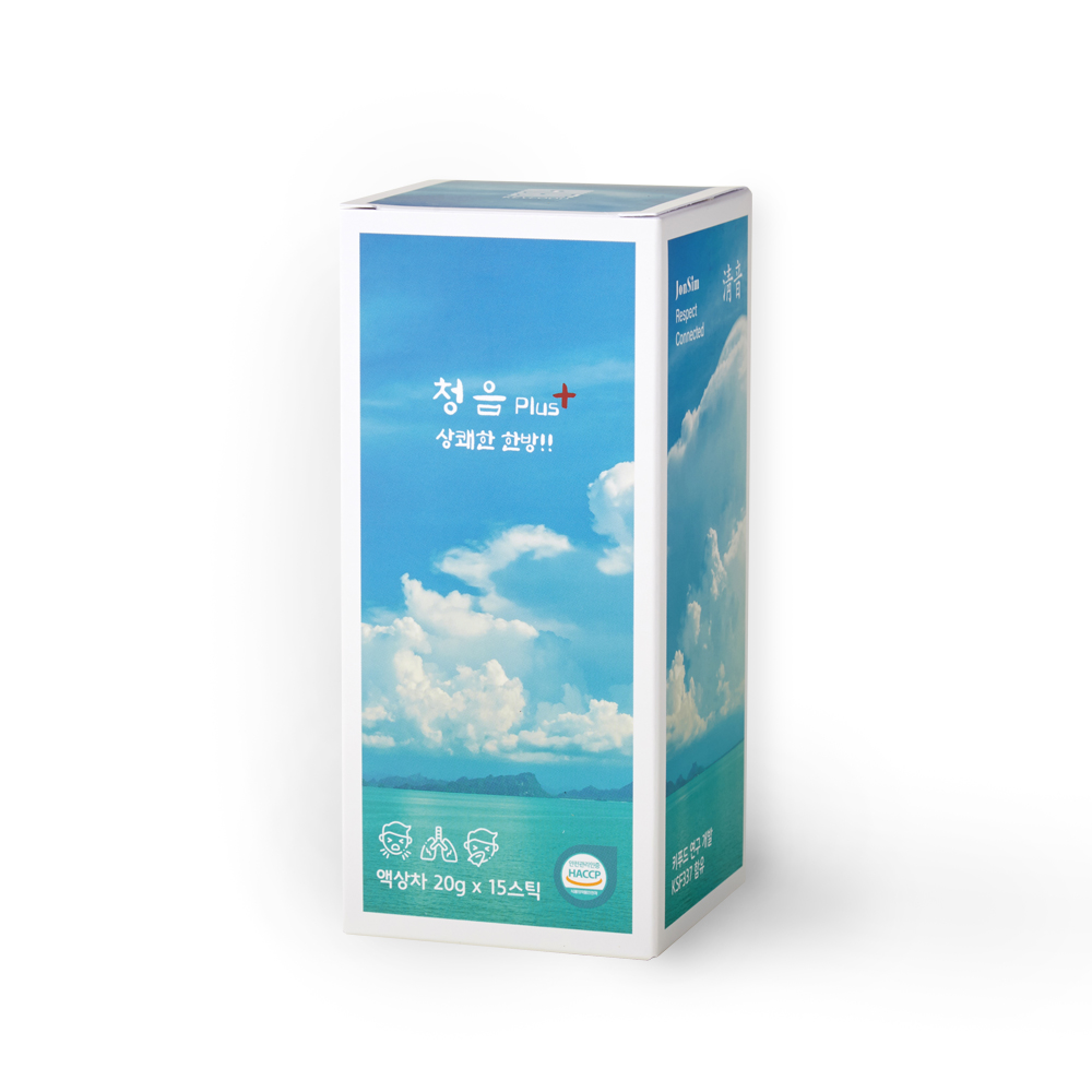 잔기침 마른기침 기관지 도라지를 더 좋게 더 좋게/ 청음 플러스 / 스틱 20g x15포 : 키푸드