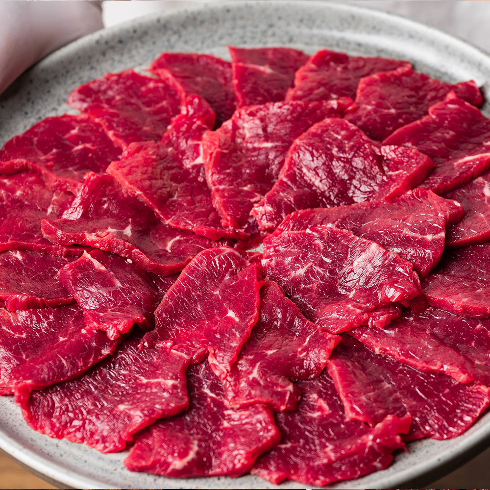 업소용 식당용 한우 육회 / 국내산 육우 육회 육사시미용 1kg 생고기 대용량 소고기 : 소소한형제