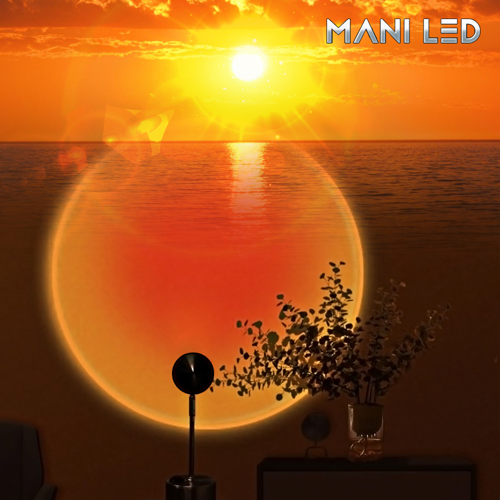 선셋조명 석양등 태양 노을 일출 일몰 무지개 감성 조명 인테리어 무드등 AR : 마니LED