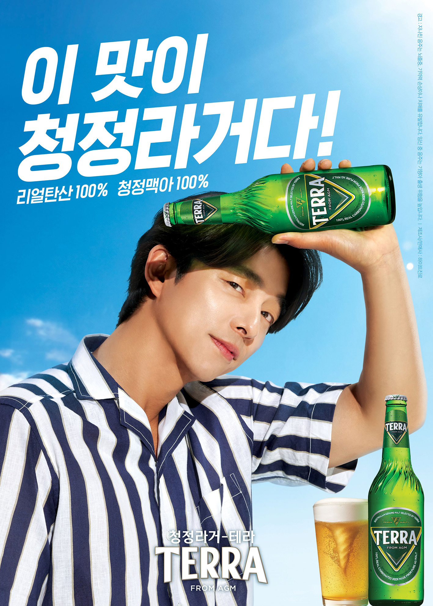 아이린 공유 참이슬 테라 소주 맥주 포스터 혼술 술집 브로마이드 7종 : 오늘의아트